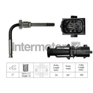 Jutiklis, išmetamųjų dujų temperatūra INTERMOTOR 27156