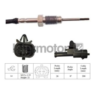 Jutiklis, išmetamųjų dujų temperatūra INTERMOTOR 27203