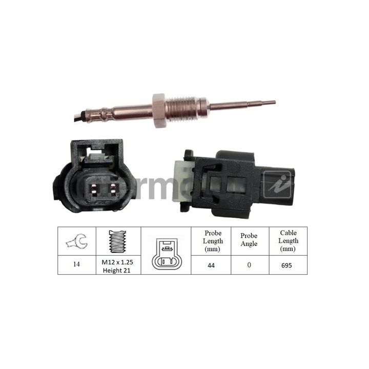 Jutiklis, išmetamųjų dujų temperatūra INTERMOTOR 27385