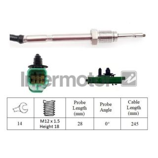 Jutiklis, išmetamųjų dujų temperatūra INTERMOTOR 27389