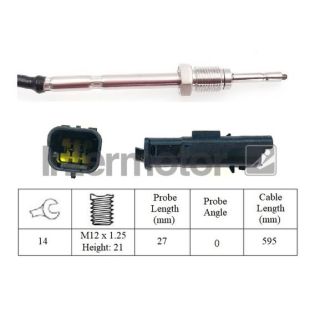 Jutiklis, išmetamųjų dujų temperatūra INTERMOTOR 27391