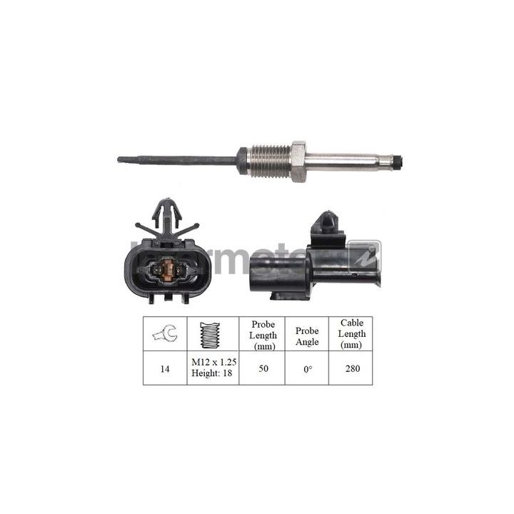 Jutiklis, išmetamųjų dujų temperatūra INTERMOTOR 27425