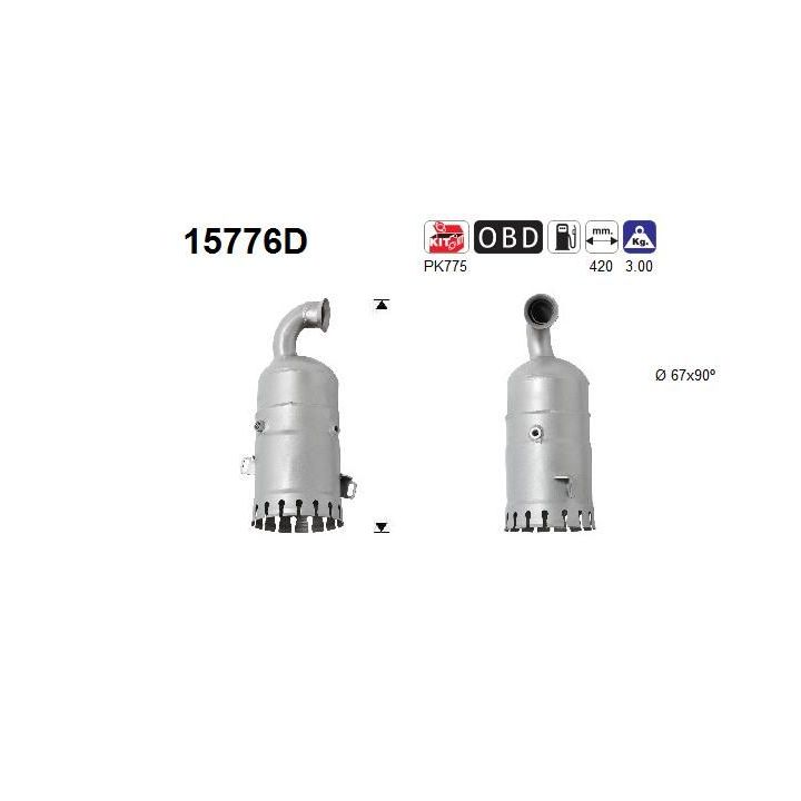 Katalizatoriaus keitiklis AS 15776D