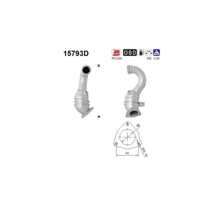 Katalizatoriaus keitiklis AS 15793D