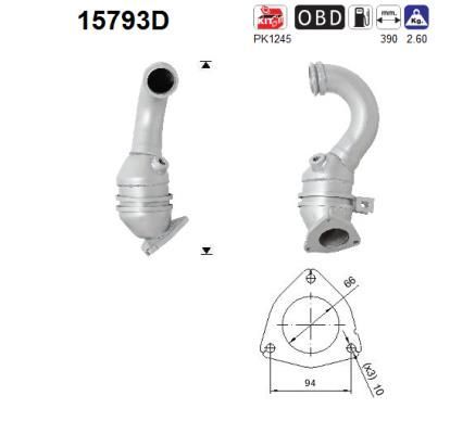Katalizatoriaus keitiklis AS 15793D
