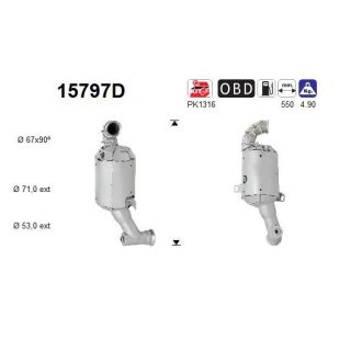 Katalizatoriaus keitiklis AS 15797D
