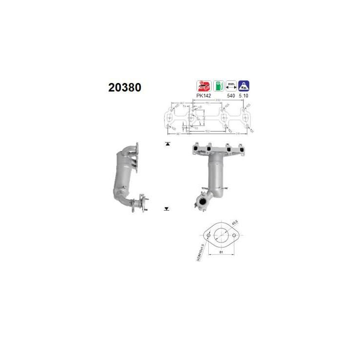 Katalizatoriaus keitiklis AS 20380