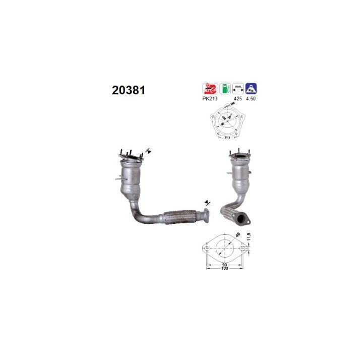 Katalizatoriaus keitiklis AS 20381