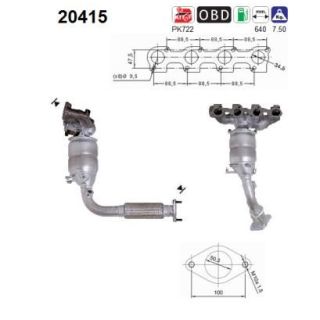 Katalizatoriaus keitiklis AS 20415