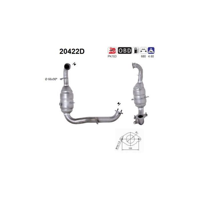 Katalizatoriaus keitiklis AS 20422D