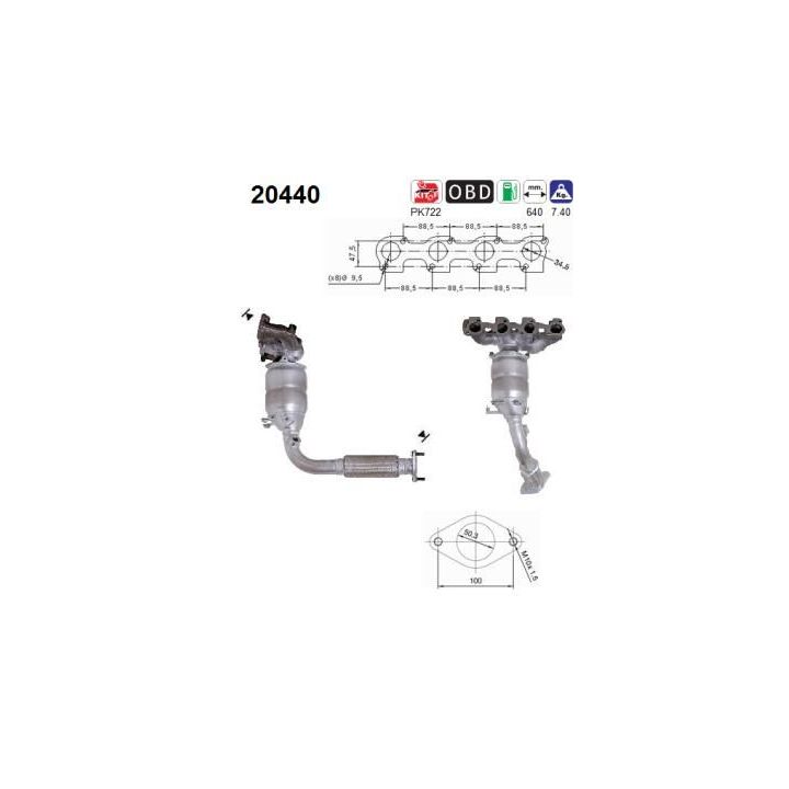 Katalizatoriaus keitiklis AS 20440