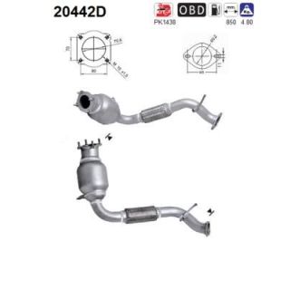 Katalizatoriaus keitiklis AS 20442D