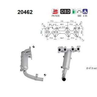 Katalizatoriaus keitiklis AS 20462