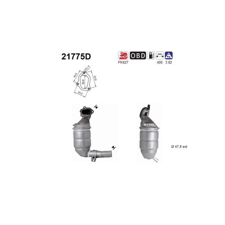 Katalizatoriaus keitiklis AS 21775D