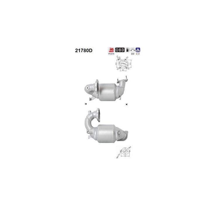 Katalizatoriaus keitiklis AS 21780D