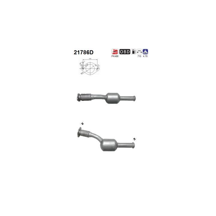 Katalizatoriaus keitiklis AS 21786D