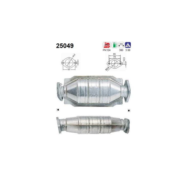 Katalizatoriaus keitiklis AS 25049