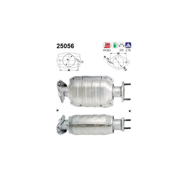 Katalizatoriaus keitiklis AS 25056