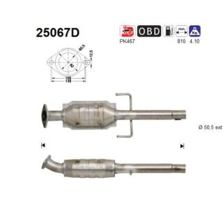 Katalizatoriaus keitiklis AS 25067D