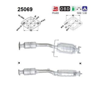 Katalizatoriaus keitiklis AS 25069