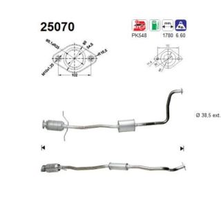 Katalizatoriaus keitiklis AS 25070