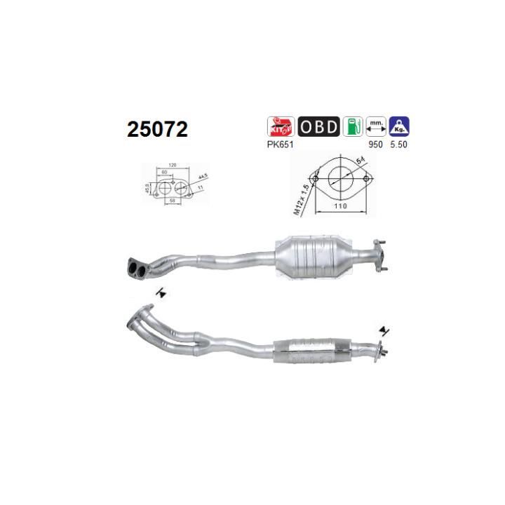 Katalizatoriaus keitiklis AS 25072