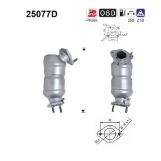 Katalizatoriaus keitiklis AS 25077D