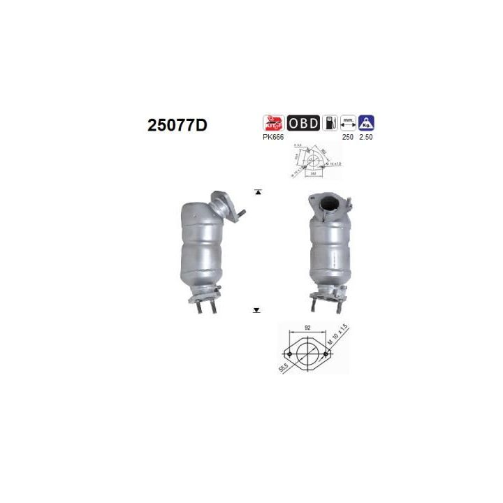 Katalizatoriaus keitiklis AS 25077D