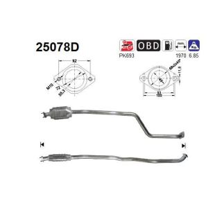 Katalizatoriaus keitiklis AS 25078D