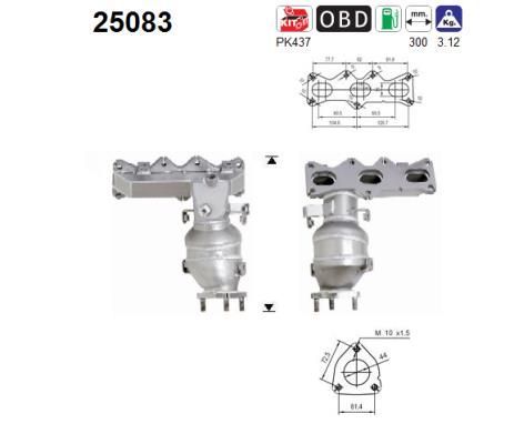 Katalizatoriaus keitiklis AS 25083