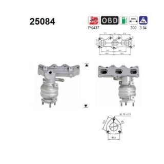 Katalizatoriaus keitiklis AS 25084