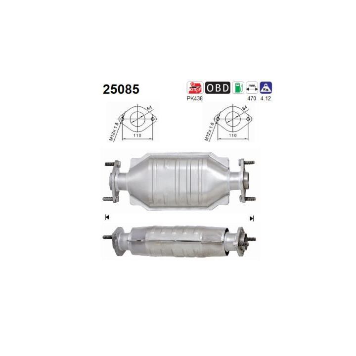 Katalizatoriaus keitiklis AS 25085