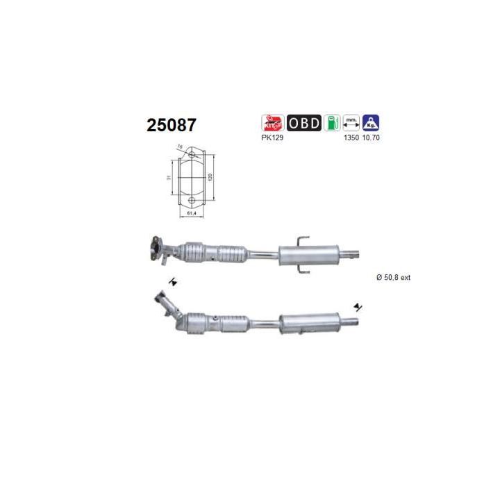 Katalizatoriaus keitiklis AS 25087