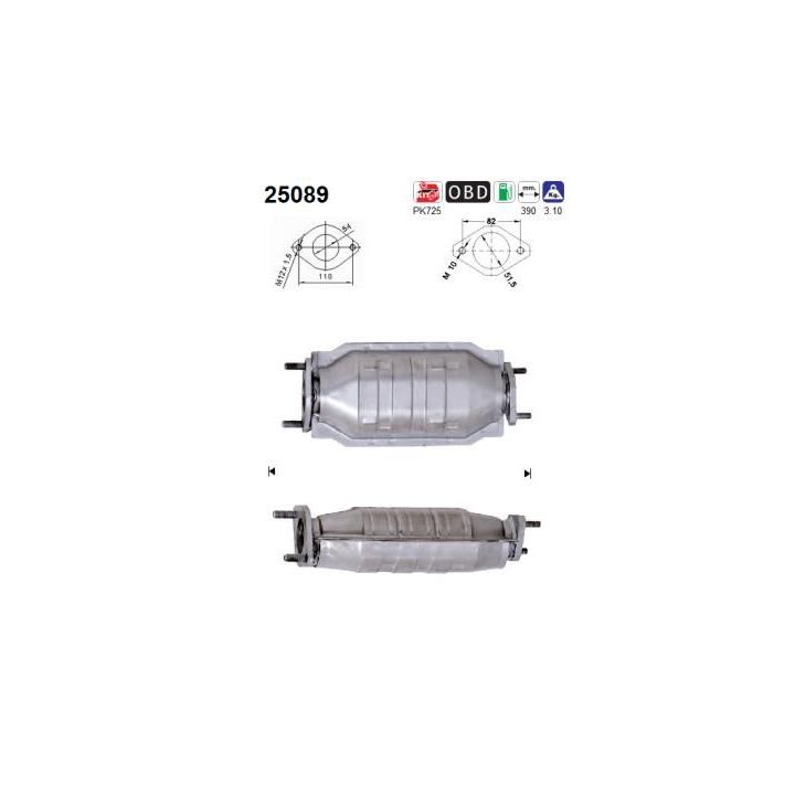 Katalizatoriaus keitiklis AS 25089