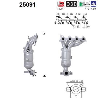 Katalizatoriaus keitiklis AS 25091