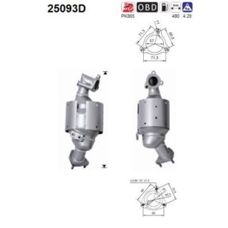 Katalizatoriaus keitiklis AS 25093D