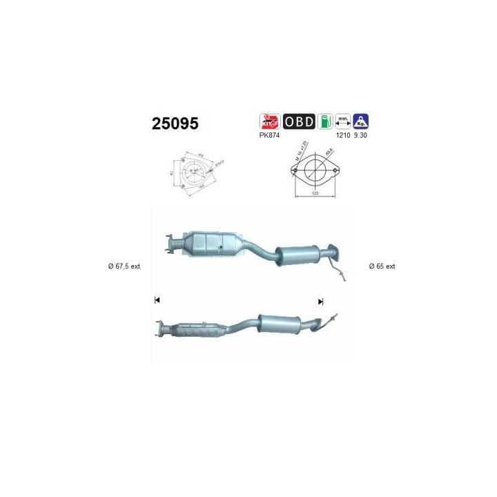 Katalizatoriaus keitiklis AS 25095