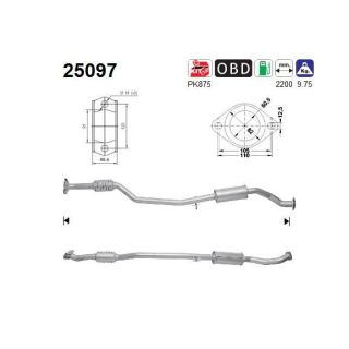 Katalizatoriaus keitiklis AS 25097