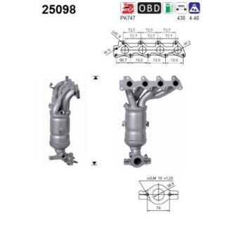 Katalizatoriaus keitiklis AS 25098
