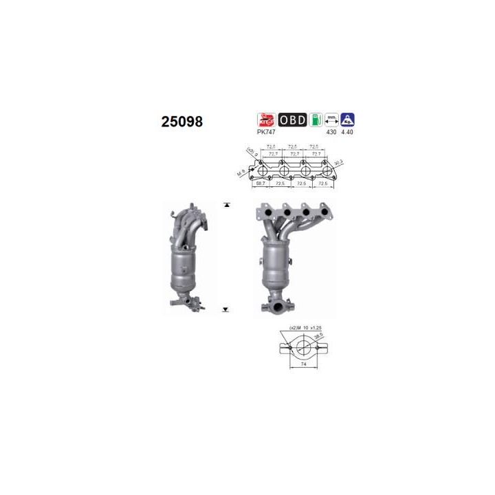 Katalizatoriaus keitiklis AS 25098