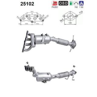 Katalizatoriaus keitiklis AS 25102