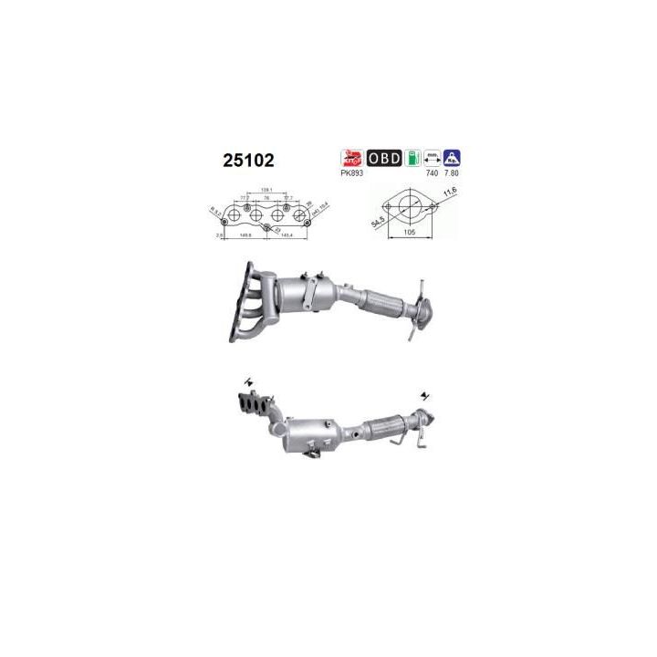 Katalizatoriaus keitiklis AS 25102