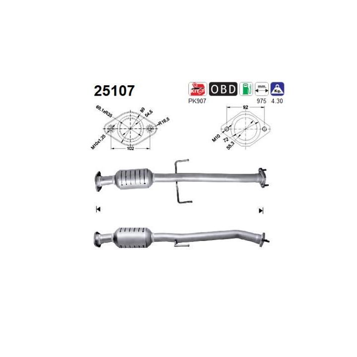 Katalizatoriaus keitiklis AS 25107