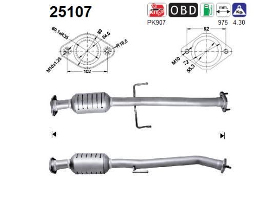Katalizatoriaus keitiklis AS 25107