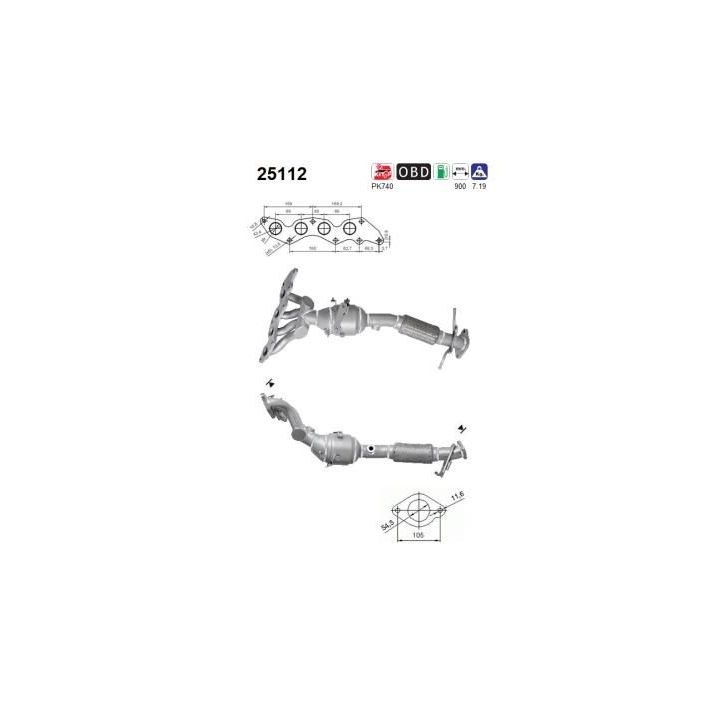 Katalizatoriaus keitiklis AS 25112