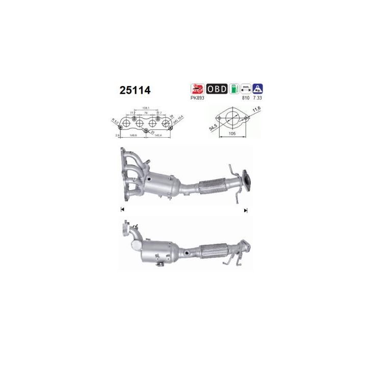 Katalizatoriaus keitiklis AS 25114