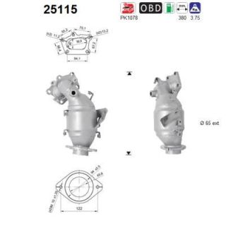 Katalizatoriaus keitiklis AS 25115