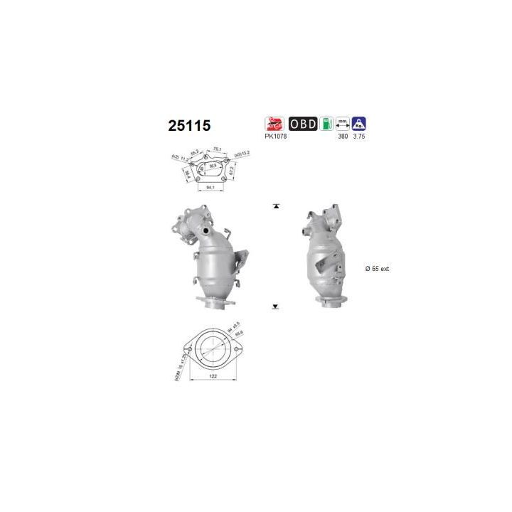 Katalizatoriaus keitiklis AS 25115