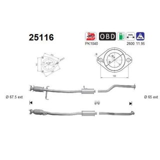 Katalizatoriaus keitiklis AS 25116