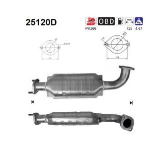 Katalizatoriaus keitiklis AS 25120D